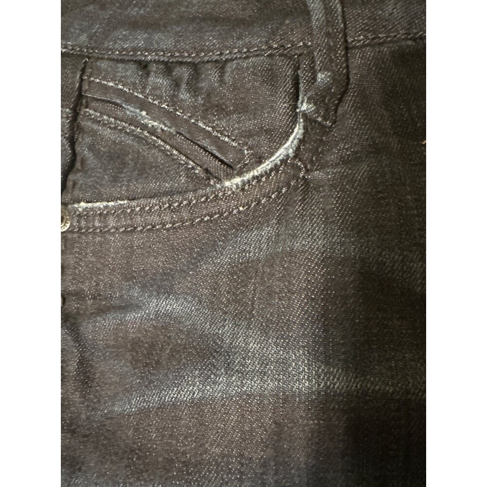 Womens Monarchy Dark Wash Bootcut Jeans W/ Faded Detailing - Size 24 - Picture 5 of 8